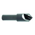 Morse Countersink, Series 1752, 58 Body Dia, 214 Overall Length, Round Shank, 12 Shank Dia, 1 Flut 25643